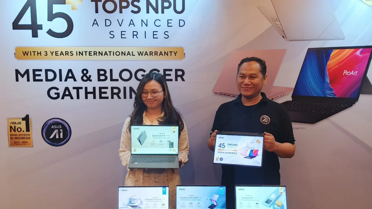 ASUS Hadirkan Lini Laptop AI Tercepat di Indonesia, Dibekali Performa NPU 45+ TOPS