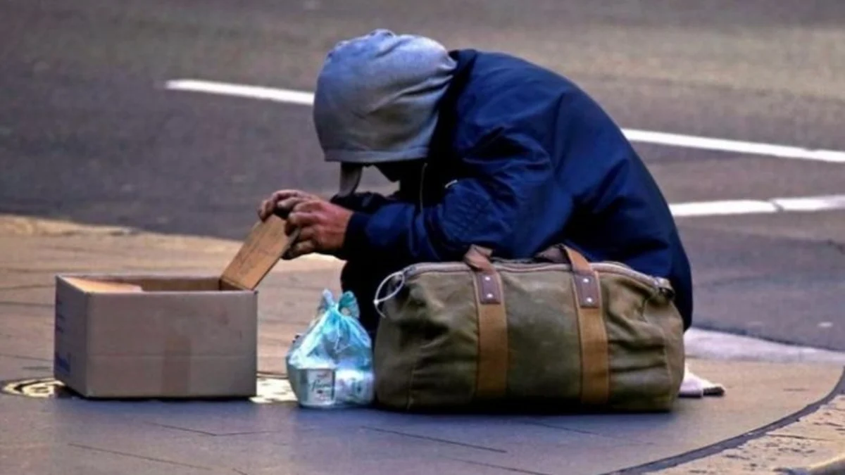 Ilustrasi pengemis di jalan. (ist)