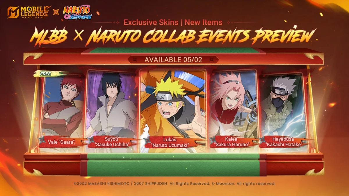 Ada Kode Redeem MLBB Naruto Terbaru! Begini Cara Klaimnya Hari Ini 5 Mei 2025
