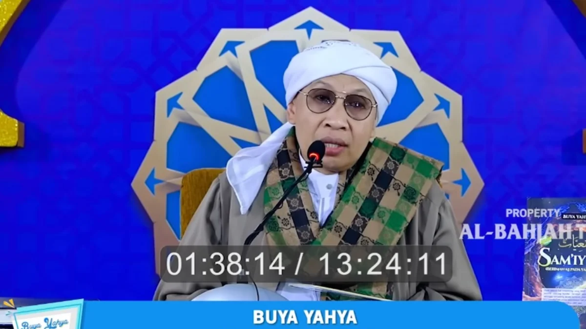 Video Buya Yahya yang memberikan tanggapan terkait grup FB Viral Fantasi Sedarah. (yt Al-Bahjah TV)