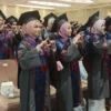 Prosesi wisuda ke-3 Digitech University di Harris Hotel dan Conventions Festival Citylink, Kota Bandung, Sabtu, 31 Mei 2025.