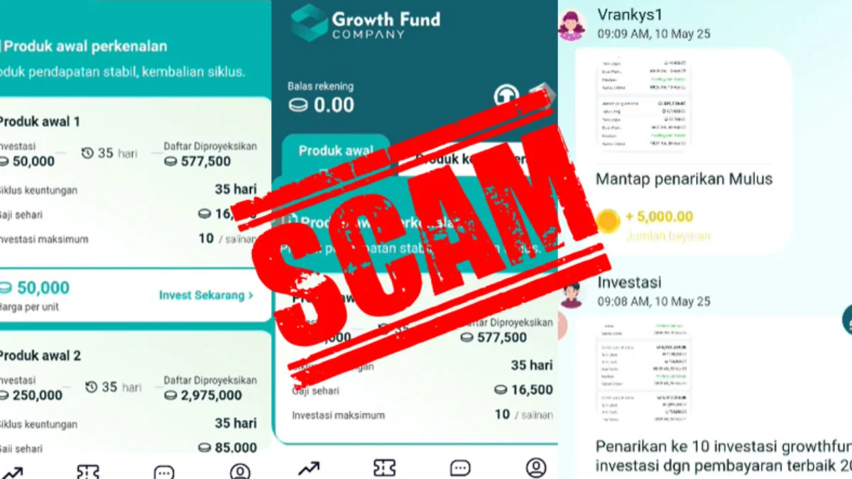 Aplikasi Growth Fund Company untuk Jalankan Penipuan