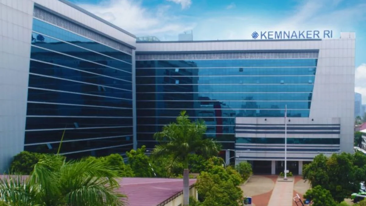Gedung Kemnaker RI (foto/ANTARA)