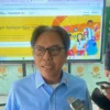 Muhammad Isra Ramli, Deputi I Bidang Materi Komunikasi dan Informasi Kantor Komunikasi Kepresidenan saat ditemui di Sekolah Dasar Islam Terpadu (SDIT) Persis, Bojongsoang, Kabupaten Bandung, Jumat (2/5/2025). Foto Agi / Jabar Ekspres