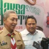 Wali Kota Bogor, Dedie A. Rachim bersama Ketua Panitia HJB ke-543, Rino Indira Gusniawan. (Yudha Prananda / Jabar Ekspres)