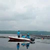PLN Nusantara Power Unit Pembangkitan (UP) bersama unsur Pemkab Bandung Barat mengelilingi Waduk Cirata usai menebar ratusan ribu ekor benih ikan nilem. Dok Jabar Ekspres/Suwitno