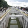 Suasana kolam retensi Gedebage, Kota Bandung, Jumat (30/5). Foto: Dimas Rachmatsyah / Jabar Ekspres