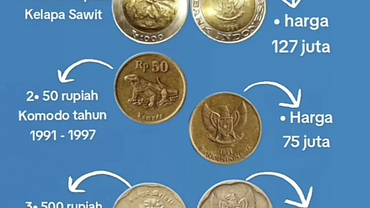 Disini Lokasi Tempat Jual Beli Uang Kuno kuno Rp 1.000 Gambar Kelapa Sawit Tembus Ratusan Juta
