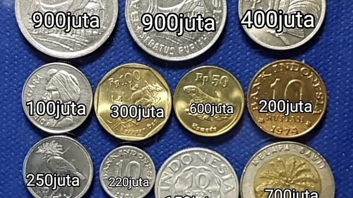 Uang Koin Karapan Sapi Tembus Rp95 Juta? Ini Daftar Harga Uang Kuno Terbaru Mei 2025 via Online