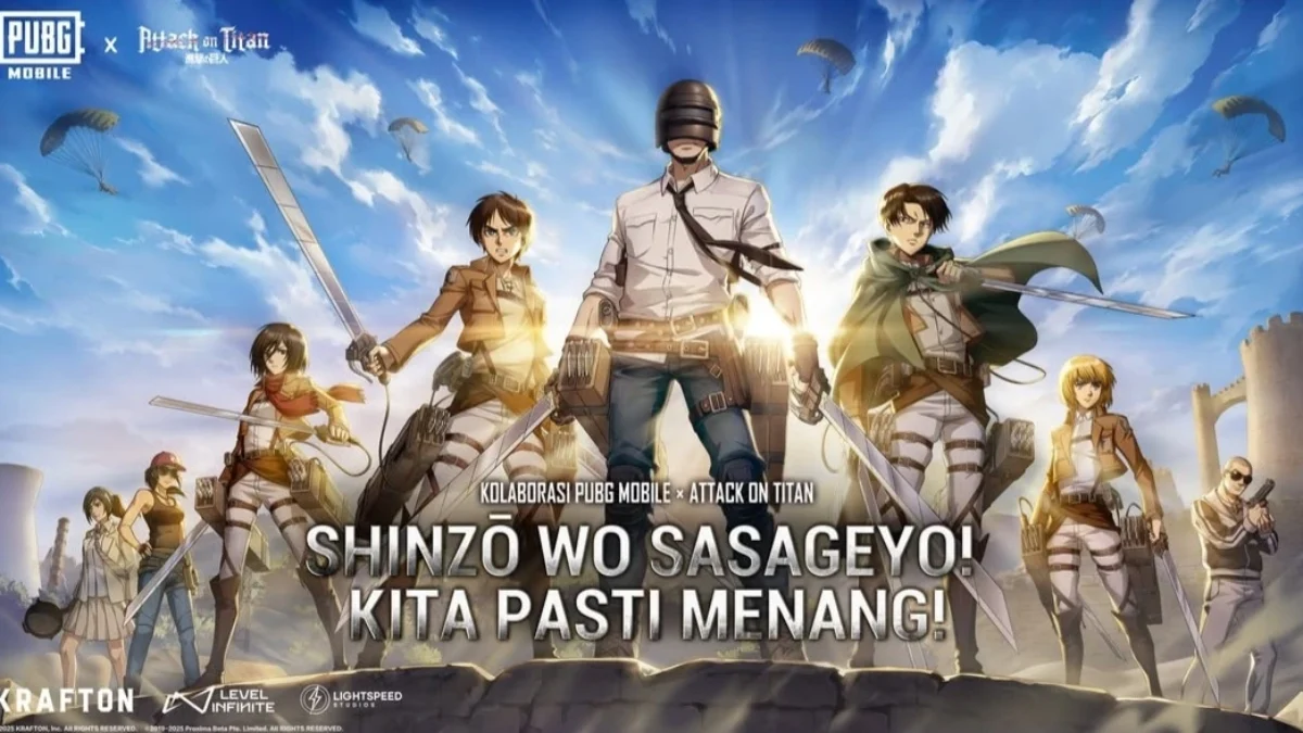 Klik Link Download PUBG Mobile Update 3.8 APK Ini untuk Merasakan Crossover Attack On Titan