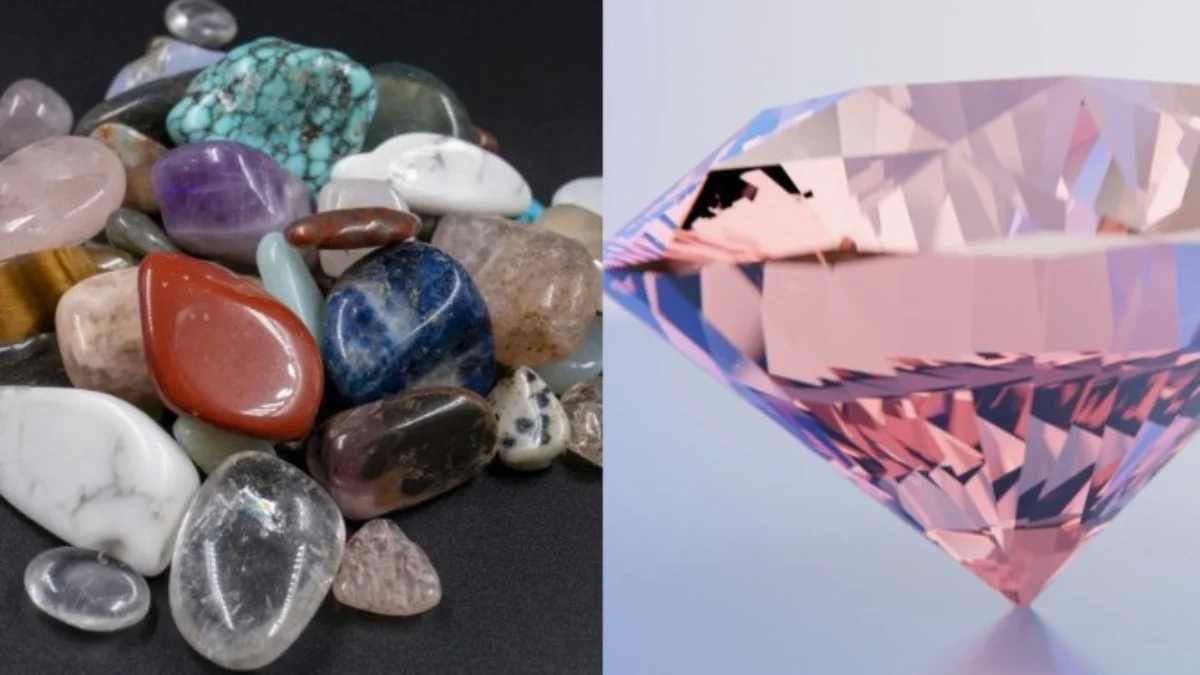 perbedaan batu akik permata