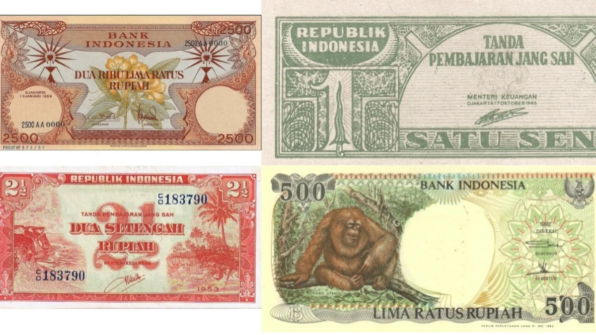 harga uang kertas kuno