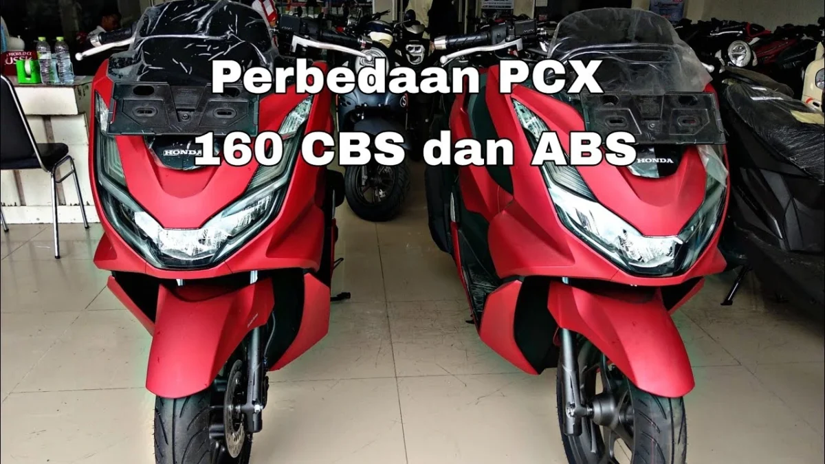 Honda PCX 160cc ABS vs Honda PCX 160cc CBS