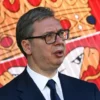 Presiden Serbia Parade Rusia