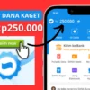 Tap-Tap Amplop DANA Kaget Cair Saldo Rp250.000 Gratis