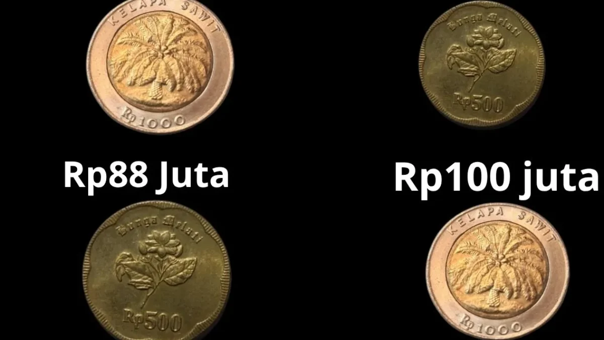 Uang Kuno Bergambar Tanaman di Indonesia ( Sumber Gambar : Berbagai Sumber/Canva)