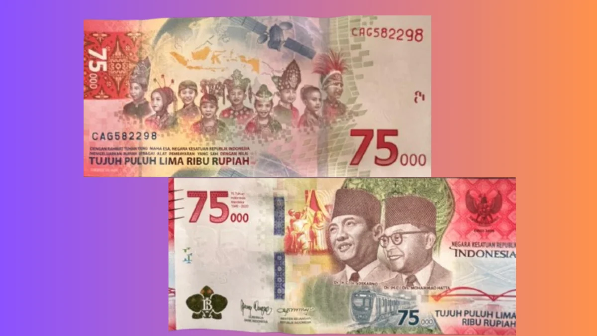 Jadi Incaran Numismatis, Uang 75 Ribu Rupiah Nomor Seri Cantik Ditawar Rp100 Juta?