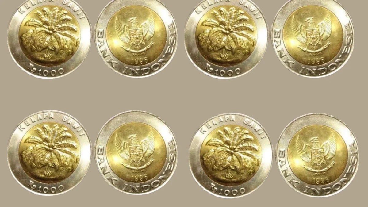 LUAR BIASA! Segini Harga Uang Kuno Koin Rp 1000 Kelapa Sawit di Pasar Kolektor Jakarta