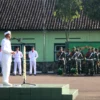 Gubernur Jabar Dedi Mulyadi saat Upacara di Rindam III Siliwangi.