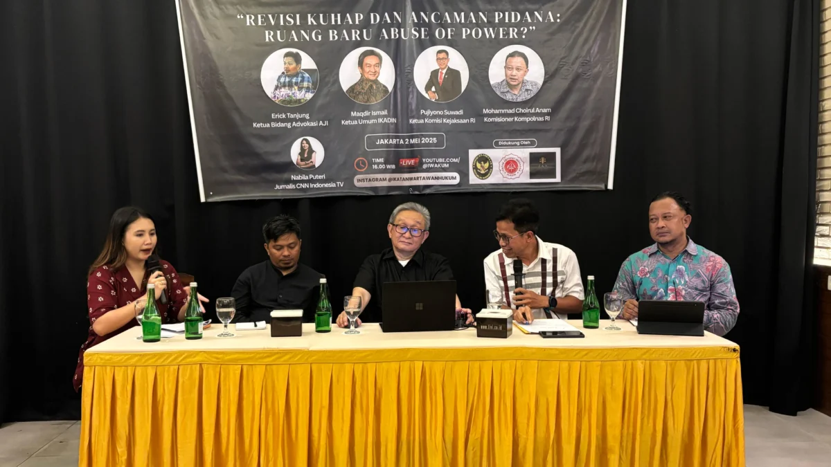Ketua Bidang Advokasi AJI, Erick Tanjung