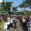 Ilustrasi antrean pencari kerja di Kota Bandung.