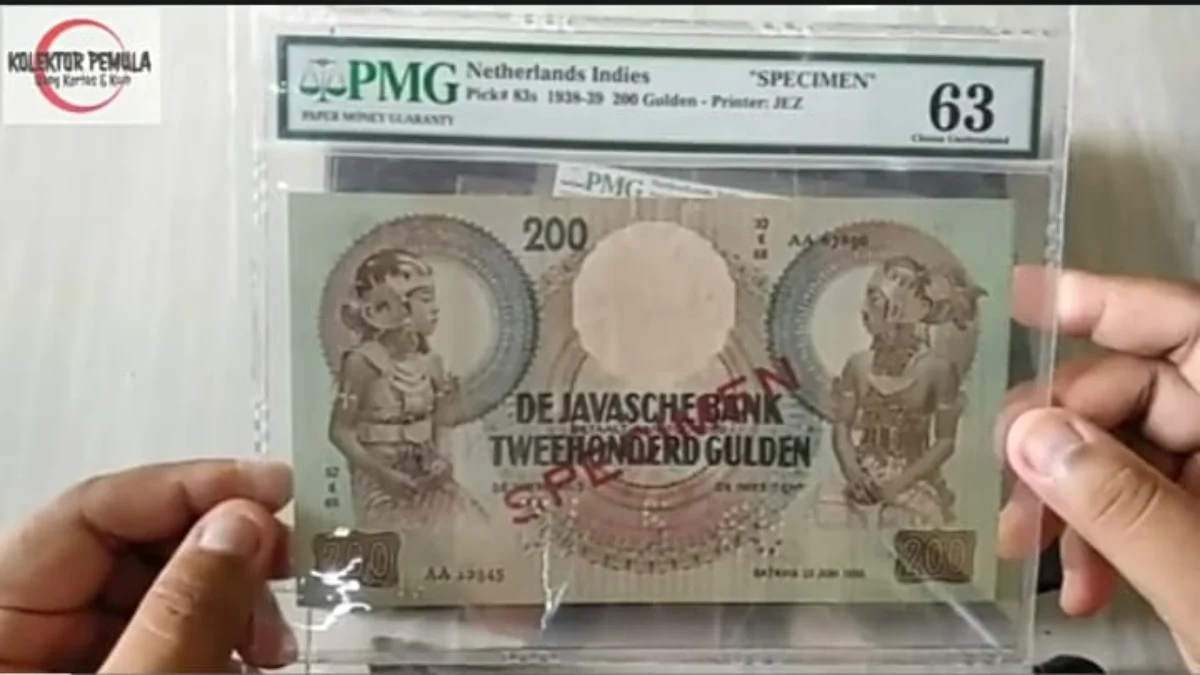 Siap Dibeli Rp50 Juta, Ini Sosok yang Berani Bayar Mahal Uang Kuno 1000 Gulden
