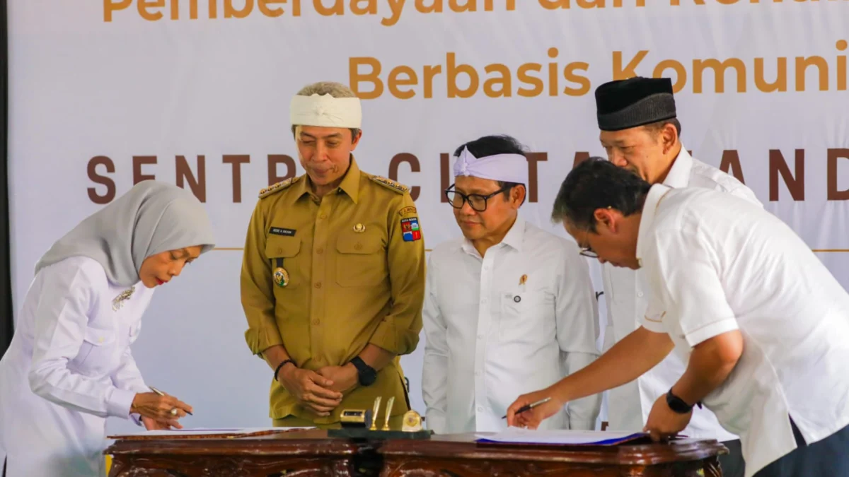 Menko PM, Abdul Muhaimin Iskandar menunjuk Kota Bogor jadi Pilot Project Program Rehabilitasi Sosial Berbasis Komunitas SCM. (Yudha Prananda / Jabar Ekspres)