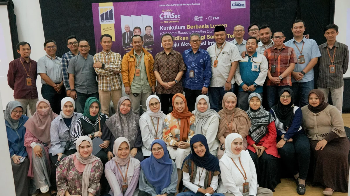 ARS University Bersama IEEE ComSoc Gelar Workshop Strategis untuk Kembangkan Kurikulum Berstandar Internasional