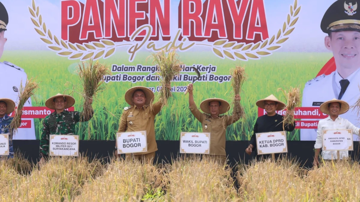 Bupati Bogor Warning Soal Alih Fungsi Lahan di Tengah Panen Raya Leuwisadeng / iSTIMEWA