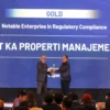 KAI Properti Sabet Predikat Emas di Ajang Kepatuhan Hukum Nasional 2025