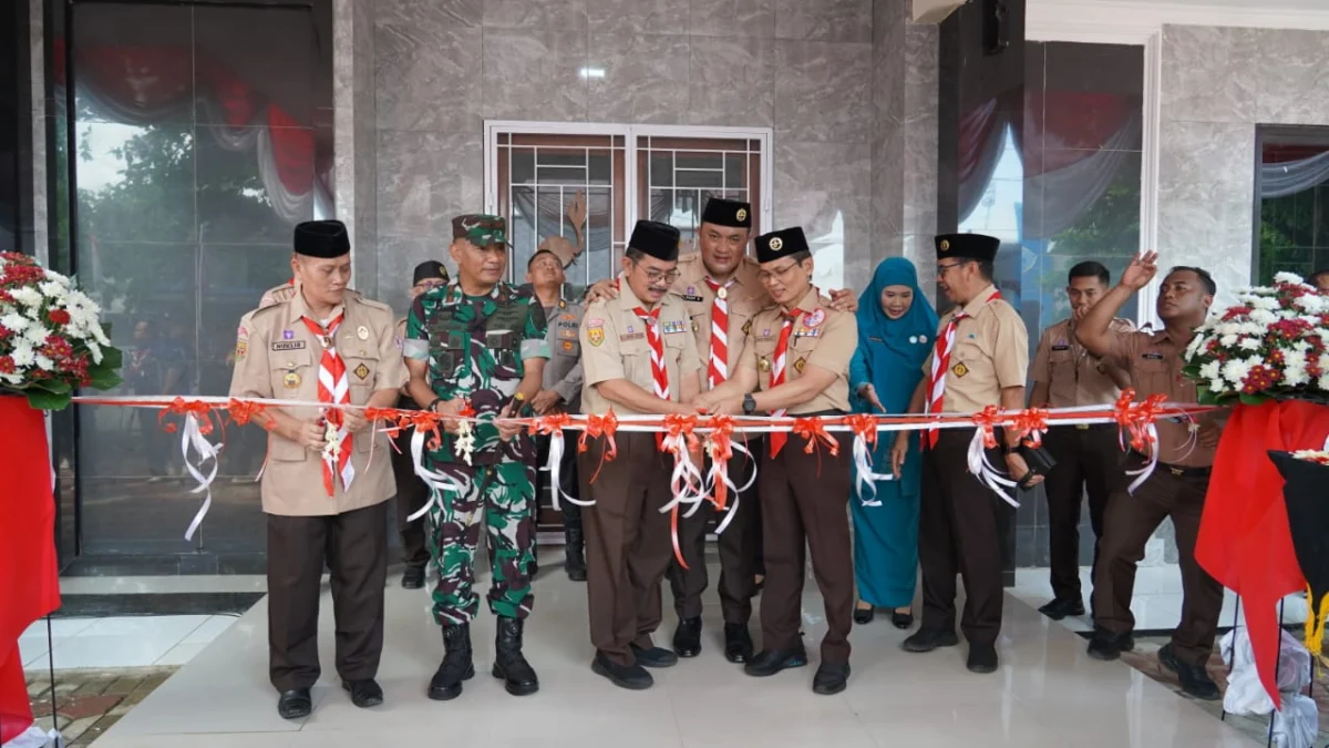 Pemkab Bogor meresmikan Gedung Kwarcab, Kabupaten Bogor sekaligus mengadakan pelatihan platfrom digital untuk anggota pramuka.