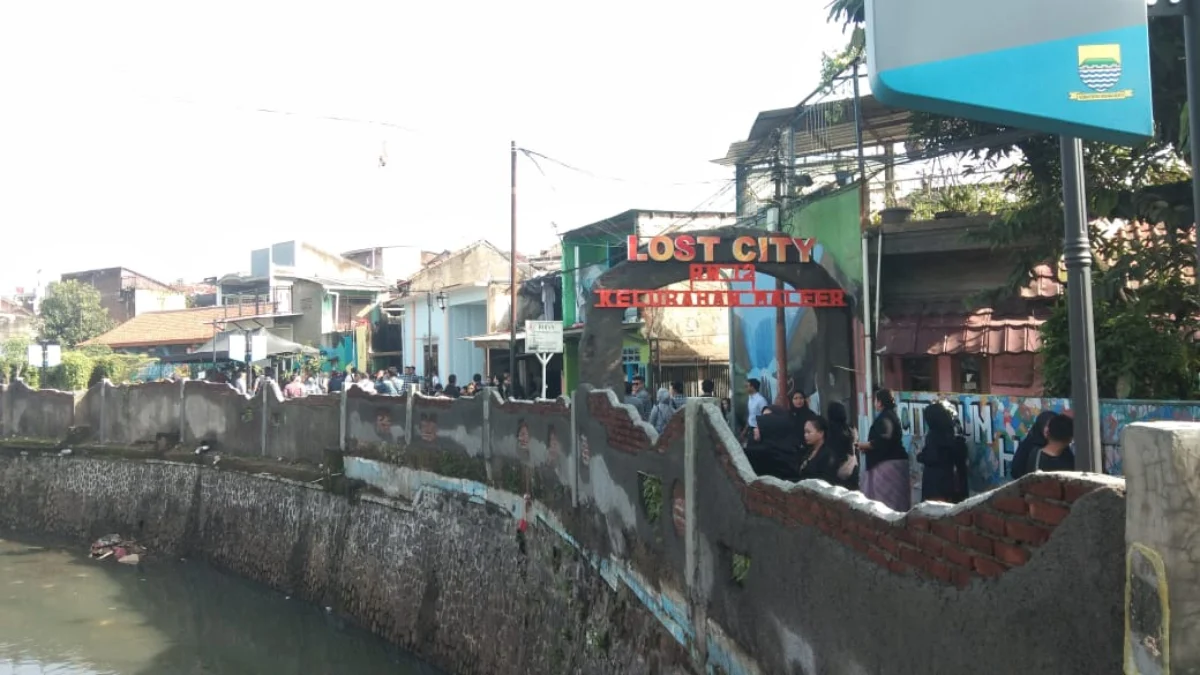 Ruang Publik Baru Hadir di Maleer, Maksimalkan Fungsi Sungai dan Potensi Wisata Urban Baru "Lost City" Ruang Publik Baru yang hadir di kawasan Maleer, Kota Bandung. (Sadam Husen / Jabar Ekspres)