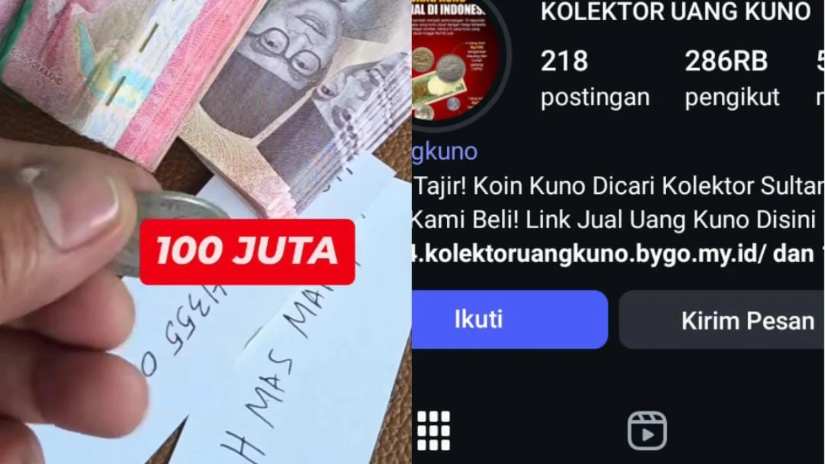 Ini Modus Penipuan Beli Uang Kuno dengan Harga Mahal, Hati-hati!