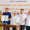 Kemenko PM bersama Pemkot Bogor melakukan Soft Launcing Program Pemberdayaan dan Rehabilitasi Sosial berbasis Komunitas SCM, Senin (5/5). (Foto: Diskominfo Kota Bogor)