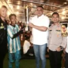 Bupati Bogor, Rudy Susmanto, menghadiri langsung pertandingan final Pekan Olahraga Desa (Pordes) U-18 Kecamatan Citeureup yang digelar di Lapangan Stadion Mini Hambalang