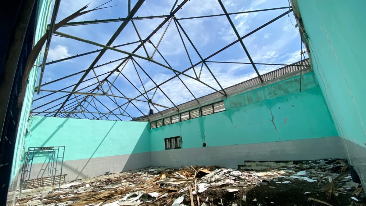 Foto ilustrasi rehabilitasi gedung SLB Wyata Guna yang nantinya bakal diperuntukan sebagai sekolah rakyat. (Istimewa)