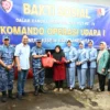 Peringati HUT ke-74 Koopsud I, Lanud Husein Sastranegara Salurkan Sembako ke Door To Door