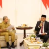 Wali Kota Bogor, Dedie A. Rachim bersama Bupati Bogor, Rudy Susmanto. (Yudha Prananda / Jabar Ekspres)