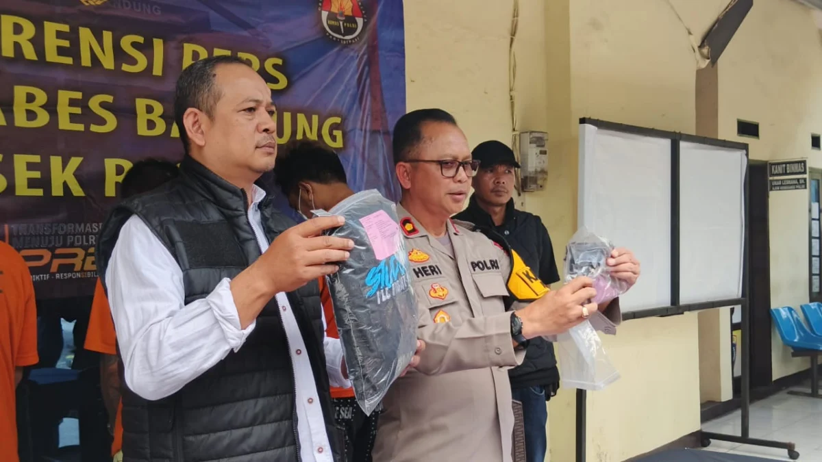 Dok. Pengungkapan kasus begal di wilayah hukum Polsek Regol. Selasa (20/5).