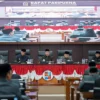 Pimpinan DPRD Kota Bogor saat menggelar rapat paripurna. (Foto: Humpropub DPRD Kota Bogor)