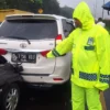 Lima Kendaraan Terlibat Tabrakan Beruntun di Tol Padaleunyi, Kabupaten Bandung, Rabu (21/5/2025). Foto Istimewa
