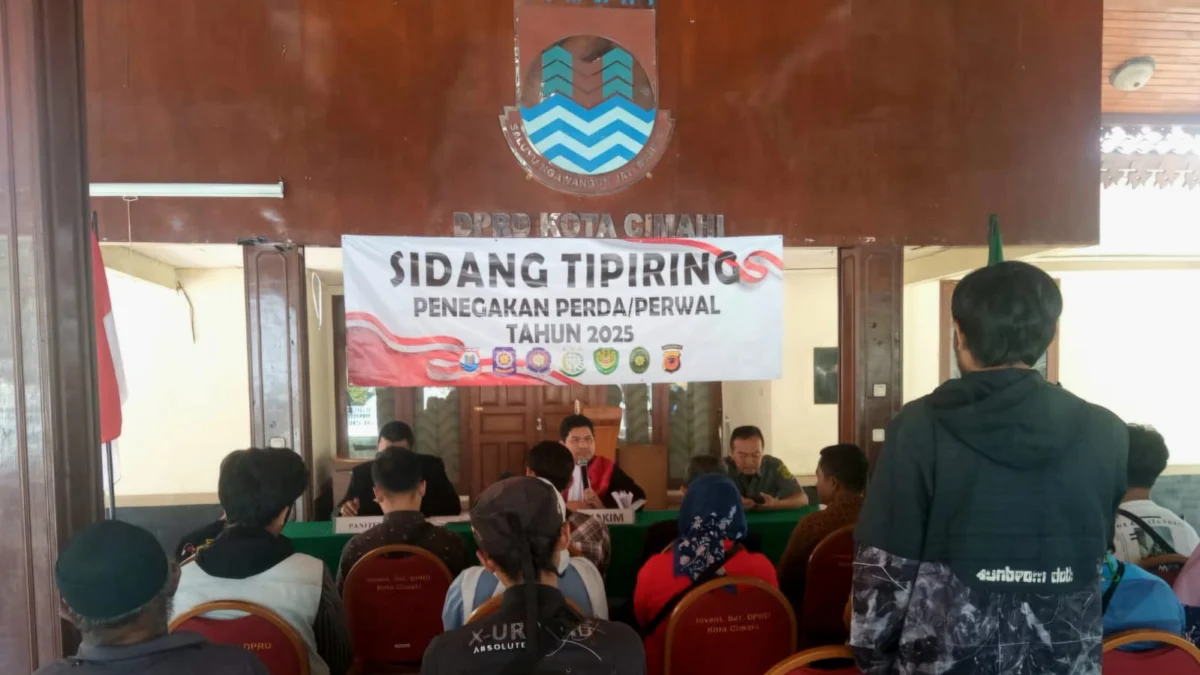 Sidang Tipiring di Pendopo DPRD Kota Cimahi (Mong)