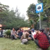 Sejumlah Peserta Mengikuti Simulasi Siaga Bencana BPBD di Gedung Techno Park Cimahi (Mong)