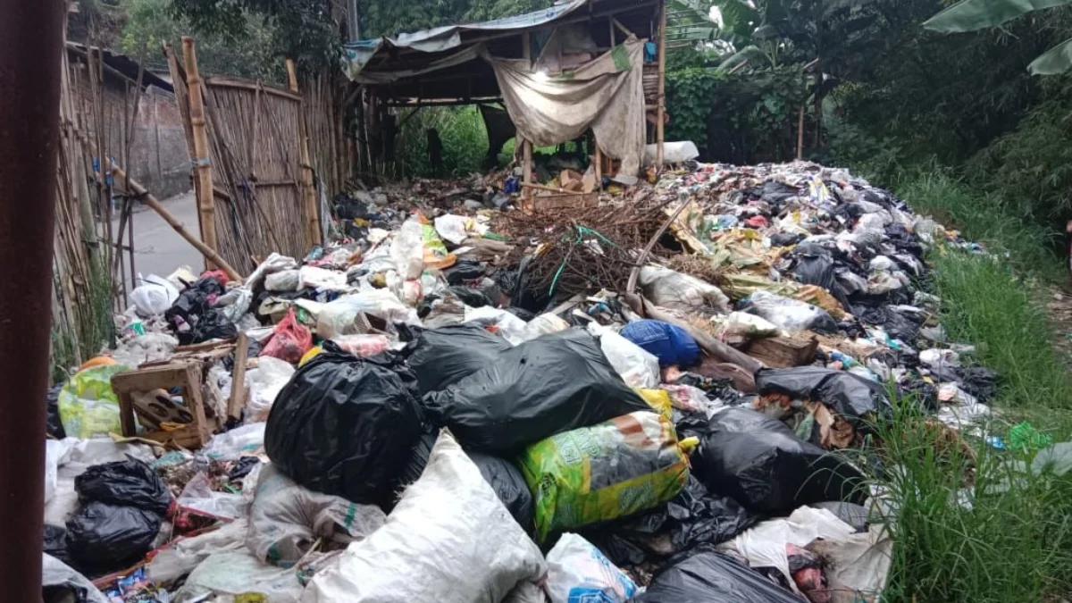 Perilaku buang sampah sembarangan sebabkan penumpukan sampah sebanyak 20 ton di TPS ilegal Tanjakan Endog, Desa Sariwangi, Kecamatan Parongpong, Bandung Barat. Dok Jabar Ekspres/Firman (Mong)