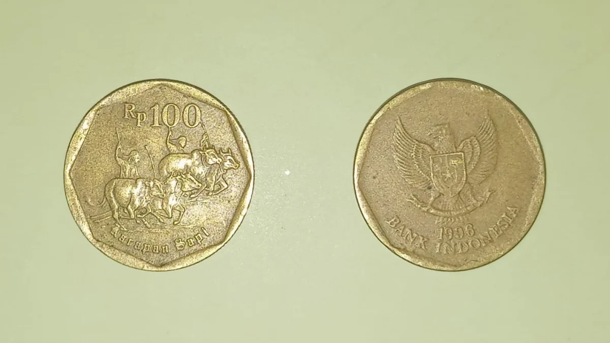 Koin Rp100 Karapan Sapi