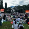 Suasana Sunset di Kebun, Kebun Raya Bogor. (Yudha Prananda / Jabar Ekspres)