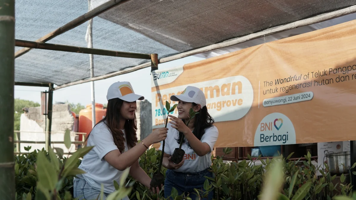 Dukung Keanekaragaman Hayati, BNI GoGreen Jalankan Konservasi Mangrove Dorong Ekonomi Warga Banyuwangi