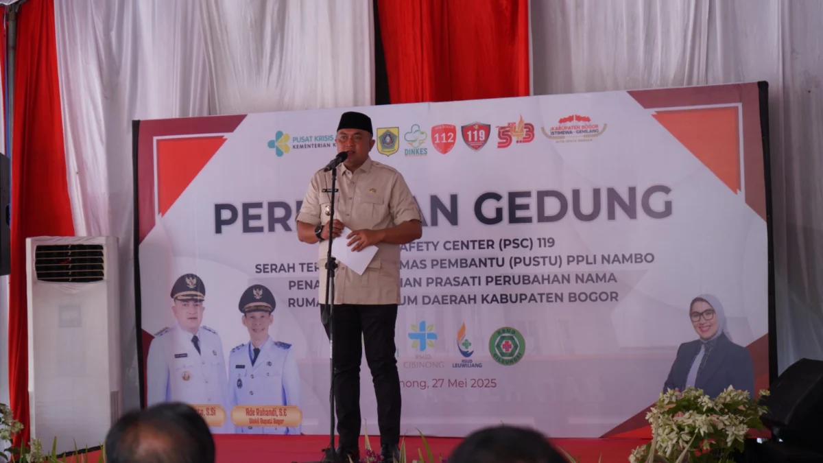 Bupati Bogor Rudy Susmanto Resmikan PSC 119 Perkuat Layanan Kesehatan Terpadu Bupati Bogor, Rudy Susmanto