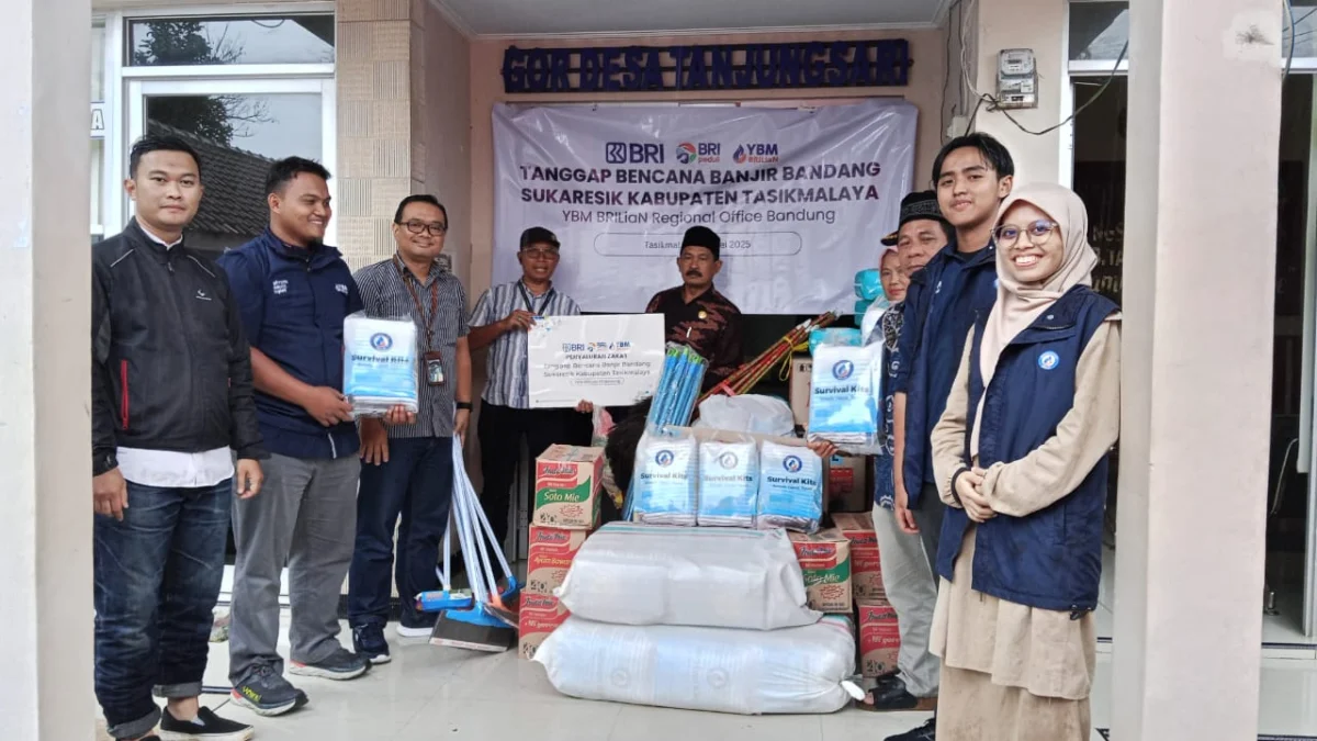 Peduli Korban Bencana, BRI bersama YBM BRILiaN Salurkan Bantuan ke Sukaresik Peduli Korban Bencana, BRI bersama YBM BRILiaN Salurkan Bantuan ke Sukaresik