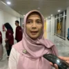 Kepala DP3AP2KB Kabupaten Bogot Sussy Rahayu Agustini menjelaskan rumah merah putih bogor / Sandika Fadilah